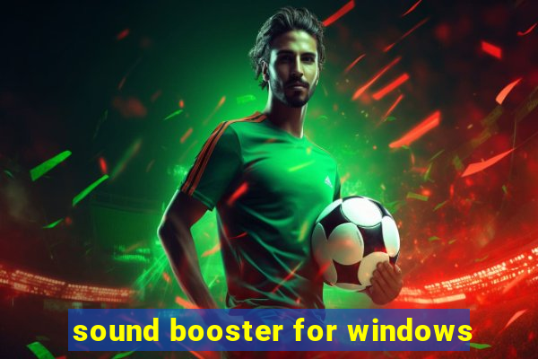 sound booster for windows